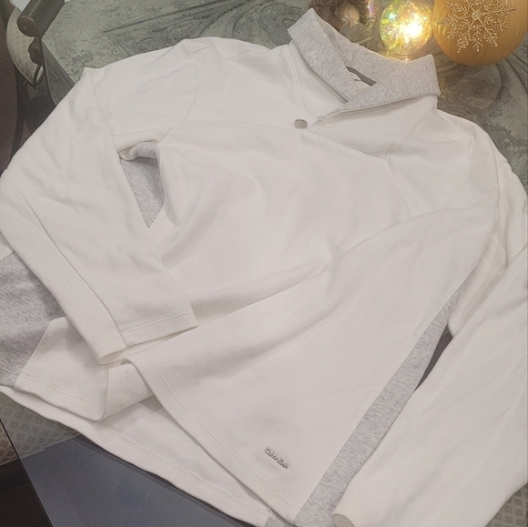 Calvin Klein MEN'S MOCK NECK New Chunky Sweater L - Picture 2 of 9